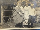 People W  Bike Bicycle Early 1900 s Antique Photos Lt 43