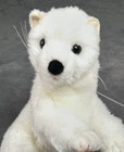 Hansa Ermine Stuffed Animal Plush White Ferret 2004 Stuffed Toy