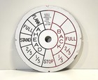 Vintage Antique Ship Engine Telegraph Enamel Porcelain Dial