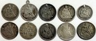 10 Antique Usa Love Tokens Seated Liberty Dimes   Half Dime 10 Coin Lot