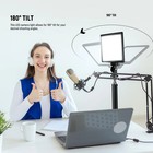 Neewer 9  Led Video Light Panel  Dimmable Dslr Camera Soft Light With Mini Tripo