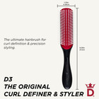 Denman Curly Hair Brush D3  7 Row Styling Brush For Detangling  Separating