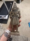 Handcrafted Brass Ganesha Warrior Statue     Tribal Dhokra Art     Hindu Elephant