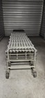 Used Nestaflex 275 Expandable Skate Wheel Roller Conveyor 
