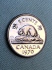 5   Canada 1970 Five Cents Coin 5 Cent Uncirculated Canadian Nickel  05