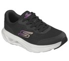 Skechers Shoes Women Black Wide Fit Glide Step Sport Comfort Walk Cushion 129826
