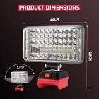 Wireless Led Work Light For Milwaukee M18 18v Battery - Clearance Sale
