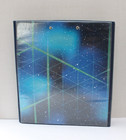Vintage 1980s Mead Trapper Keeper Binder Retro Space Design 3 Ring