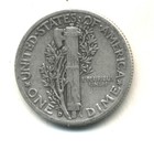 1944 D Mercury Head Liberty 90  Silver Dime Us Better Rare 10 Cent Coin  987