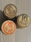 3 Vintage Boye Wooden Sewing Needle Case  Size 16 