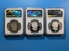 2005-7 Pr70 Canada Hologram Tall Ships 3 Coin Set