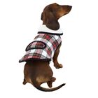 Dog Jacket Size Medium Nwt Plaid Adjustable Red Puppy Pet Sherpa Cozy Gift