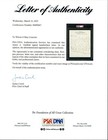 1866 President James Garfield Signed Handwritten Letter Psa dna