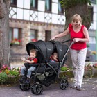Costway Double Stroller Foldable Baby Twin Lightweight Travel Stroller Black