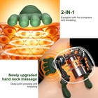The Handiva Massager With Heat Neck Massagers  Deep Tissue 3d Kneading Shiatsu