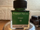 Read Lot 5 Glass Bottles Fountain Pen Ink Green   Brown New 2 Red Used Karkos