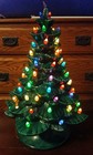 Another Vintage 1977 Mold Ceramic 19 In  Lighted  Christmas Tree  12  Wide