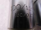 Lot Of 3 Carlsan Cs700 Microscope Objective Lenses 100x Oil 40x 10x 160mm