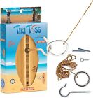 Tiki Toss Ring Toss Game For Adults   Kids - Hook And Ring Games With String And