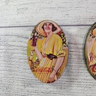 Lot 3 Vintage Coca-cola Coke Collectible Mini Graphic Metal Small Pocket Tins