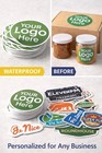 Custom Logo Die Cut Sticker Personalized Business Label Waterproof  Vinyl Decal