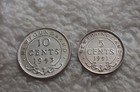 Newfoundland Silver Lot 1941 5c   1943 10c  Both Uncirculated