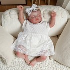 Realistic Real Reborn Dolls Vinyl Silicone Lifelike Newborn Baby Girl Doll Gift