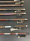 Vintage Violin Bows For Parts   Repair - Mixed Lot Of 13