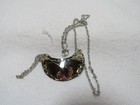 Native American Seminole Handmade Mini Swirl Dot Gorget Nickel Necklace Johnson