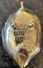 Vintage Virginia Metalcrafters Brass Episcea Leaf Dish 3-30