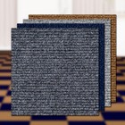 50 100pcs Self Adhesive Carpet Floor Tiles 12  X 12  Peel   Stick Diy Flooring