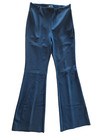 Banana Republic Knit Scuba Wide Leg Pant Preppy Navy Blue Women s Size 8