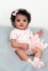 Reborn Baby Dolls Black Girl 21  Newborn Real Baby African American Baby Doll
