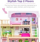5  Doll Dream House Size Dollhouse Furniture Girls Playhouse Townhouse Fun Play