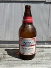 Set Of Vintage Budweiser Quart Glass Bottles
