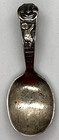 Antique Webster Sterling Silver Man In The Moon Baby Spoon W  Curved Handle