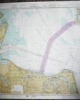 1998 Large Noaa Chesapeake Bay Entrance Soundings Map 36 x 47 