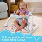 Sit-me-up Floor Seat Portable Baby Infant Chair With Snack Tray And Toys 
