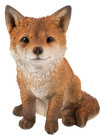 Fox Pup Sitting--garden Statue  Garden Decoration  Home Decor  Animal Sculpture