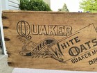 Rare Quaker Oats Rolled White Oats Xl Shipping Crate Quaker Mill Co Ravenna Ohio