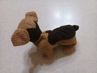 Ty Beanie Babies Plush Tuffy Brown Black Puppy Dog