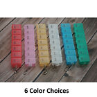 6  Inch Weekly 7 Days Tablet Medicine Storage Pill Box Organizer Container Case