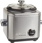 4 Cup Rice Cooker  Stainless Steel Exterior
