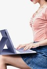 Keyboard Case Mouse For Ipad Pro 11 Inch M4 Case 2024 Ipadpro11  m4  Misty Blue