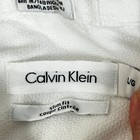 Calvin Klein Mens White Slim Fit Long Sleeve Button Down Dress Shirt L