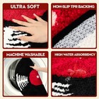 Vinyl Record Bath Mat Music Round Rug Retro Tub Bath Rug Non Slip Washable Funny