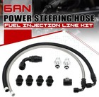 25inch 6an Power Steering Pump Hose Kit Compatible With Chevy C10 Ls Swap Connec