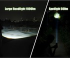Led Tactical Flashlight Rechargeable Outdoor Pocket Super Bright Zoomable Torch