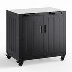 Outdoor Grill Table   Bar Cart     Entirely Stainless Steel With Storage Cabinet