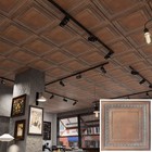 Vintage Pattern Tin Ceiling Tiles Pvc Wall Panels Pl06 Weather Copper 10pcs lot